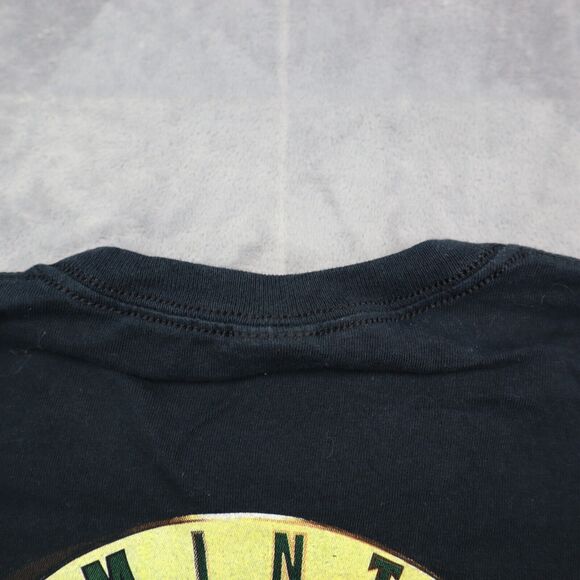 Gildan Shirt Mens M Black Short Sleeve Crew Neck Cotton Graphic Print Casual Tee - Picture 13 of 16